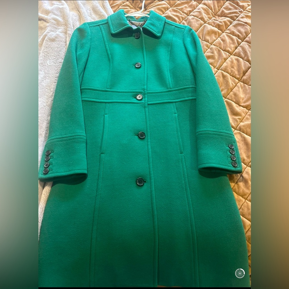 J Crew Italian double-cloth wool lady day coat